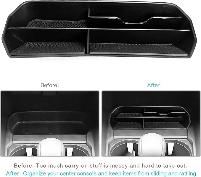 CDEFG 2023-2026 CX-50 Center Console Organizer for 2023 2024 2025 2026 Mazda CX-50 Central Console Tray Storage Box Secondary Tray Coin Container 2023-2026 CX50 Accessories (for Central Console)