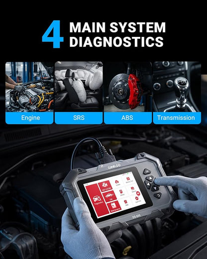 2026 GOOLOO DS600 OBD2 Scanner with Touchscreen –No Subscription, Lifetime Free Use&Update, ABS/SRS/Transmission Car Scanner Diagnostic Tool, 9+ Reset Services, AutoVIN, Supports FCA CANFD