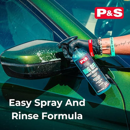 P&S Professional Detail Products Bug Off Insect Remover – Industrial-Strength Bug Splatter Cleaner, Safe for Paint, Trim & Grills, Pre-Wash Treatment, Easy Spray & Rinse Formula - 1 Gallon