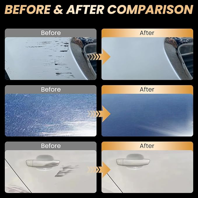 2026 Car Scratch Remover, Universal Fit Car Paint Scratch Repair Kit, Nano Sparkle Magic Cleaning Cloth for Minor Polish Scratch & Water Spots Remover for Vehicles