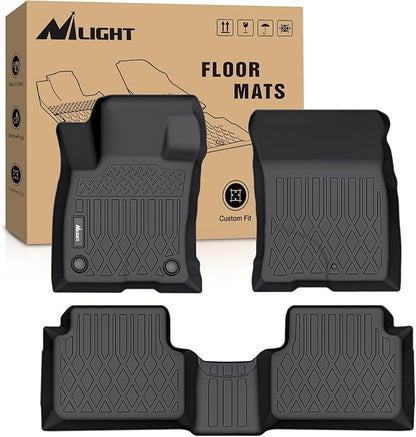 Nilight TPE Floor Mats for Ford Bronco Sport 4-Door 2021 2022 2023 2024 2025 2026 All Weather Custom Fit Heavy Duty Floor Liners