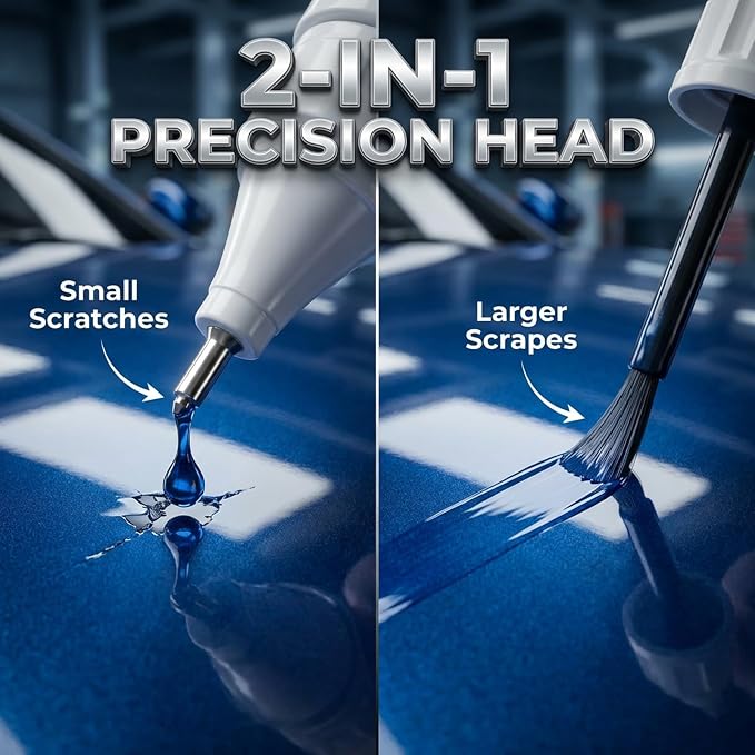 Ruby Flare Pearl (3T3) Touch Up Paint Pen Compatible with Toyota - Exact Color Match, 2-in-1 Brush & Pen,Car Paint Scratch Repair Kit for RAV4/Camry/Corolla/Tacoma/Highlander/Sienna