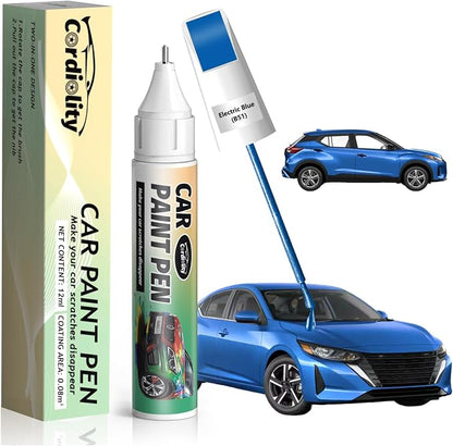 B51 Electric Blue Touch Up Paint for Nissan, Color Accurate Car Paint Scratch Repair Pen, Quick & Easy Fix Automotive Chips and Nicks