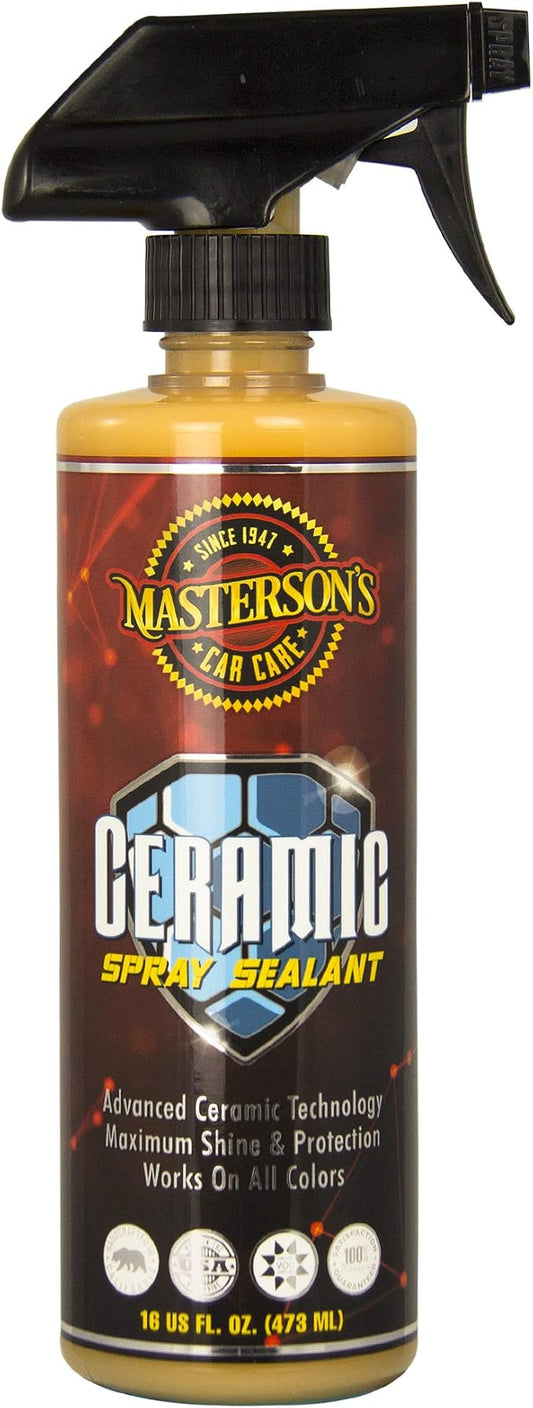 MASTERSON'S CAR CARE MCC_119 Ceramic Spray Sealant – Advanced Hydrophobic Sprayable Coating – Repels Water Spot and Dirt – Instant Showroom Shine (16 oz.)