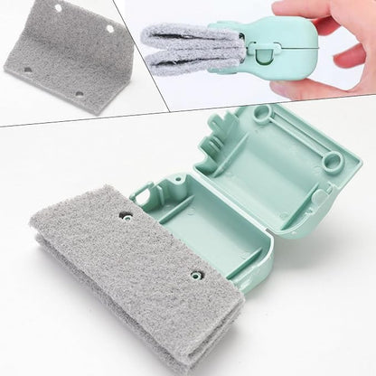 CRAFNEW 14Pcs Window Track Cleaning Tools, Deep Clean Groove Gap cleaning brush Kit for Window/Door Tracks, Sliding Doors, Tile Lines, AC Vents, Keyboards