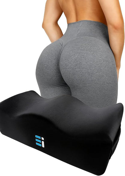 BBL Pillow After Surgery for Sitting - Brazilian Butt Lift Cushion for Driving & Home, Ergonomic Butt Shaped Pillow for Post-Op Recovery Pain Relief Support, BBL Must Haves