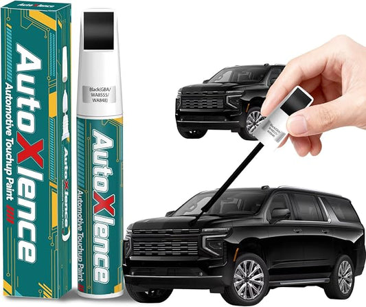 Black(GBA/WA8555) Touch Up Paint Compatible with Chevrolet Car Paint Pen Scratch Repair Automotive Scratch Remover Fix Exact Color Match