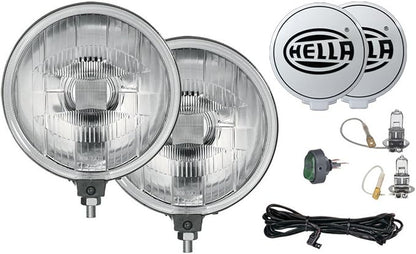 HELLA 005750952 500 Series Driving Lamp Kit, Clear, 6"