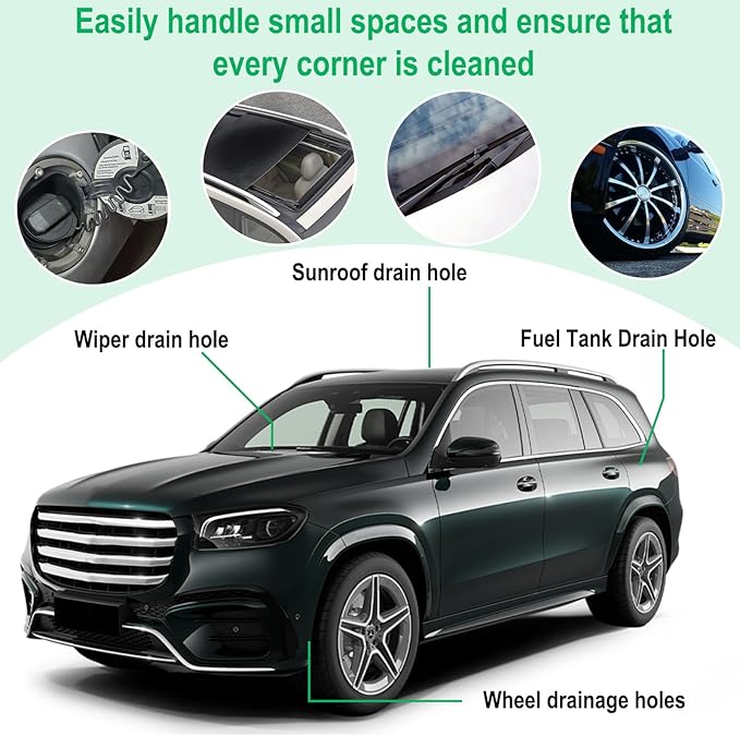 Auto Sunroof Drain Cleaning Tool, 120 Inch Flexible Tube Cleaning Brush, Drain Brush Extra Long Pipe Cleaners for Cars, Car Accessories, Car Sunroof Drain Hole Cleaner for Drains, Sewers, Windshields