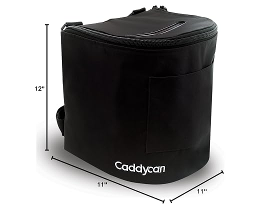 Auto - Car Trash Can with Lid | Compact, Durable Multipurpose Trash Bin and Organizer for Commuting, Adventures | Utility Pockets and 100% Leak-Proof