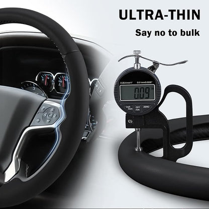 Steering Wheel Cover for Chevy Silverado 1500 2014-2018/2500 2500HD 3500 3500HD 2015-2019/ 4500HD 5500HD 6500HD 2019-2024/ Suburban Tahoe 2015-2020/ Traverse 2018-2023 Chevrolet