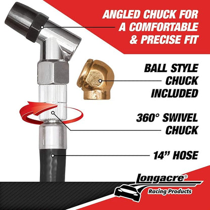 Longacre 52-52004 0-60 PSI Tire Pressure Gauge, 2 Inch