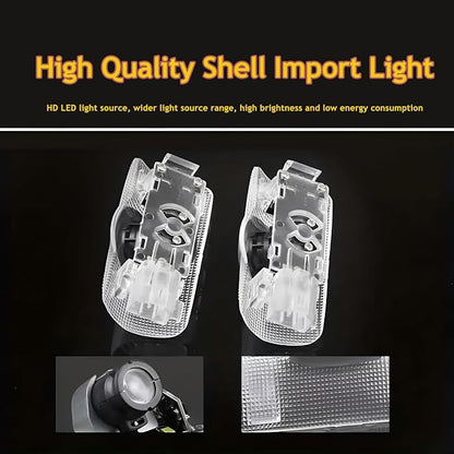 Never Fade HD LED Car Welcome Projector Lights,Car Door Lights Logo Projector Compatible with LS/ES/is/LX/RX/GS/GX/RC Car Accessories (Love 2pcs)