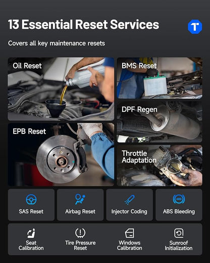 TOPDON TopScan Pro OBD2 Scanner Bluetooth, Bi-Directional Scan Tool for iPhone & Android with All System, 13+ Hot Reset Car Scanner, FCA AutoAuth, CAN-FD, AI Assistant, Upgraded TopScan Code Reader