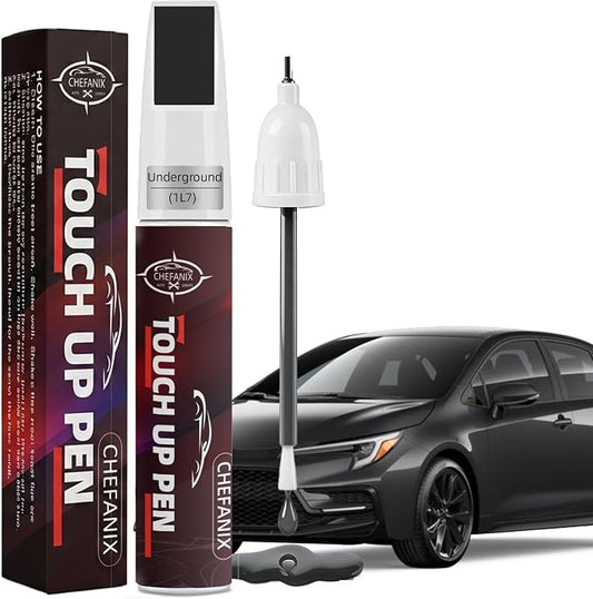 Underground (1L7) Touch Up Paint Pen Compatible with Toyota - Exact Color Match, 2-in-1 Brush & Pen,Car Paint Scratch Repair Kit for RAV4/Camry/Corolla/Tacoma/Highlander/Sienna