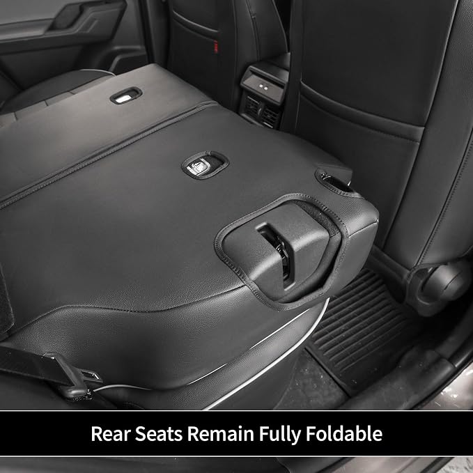 EKR Rav4 Seat Covers Custom Fit for Toyota Rav4 (Hybrid) Woodland/Limited 2026,Waterproof Leather Car Seat Cover Full Set for SUV,Faux Leather(Black/Gray)