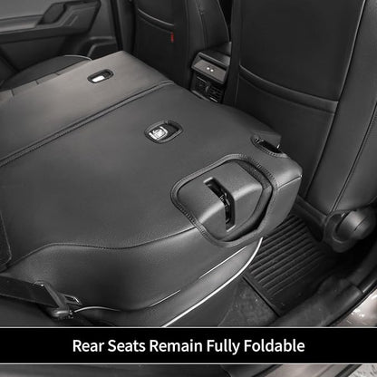 EKR Rav4 Seat Covers Custom Fit for Toyota Rav4 (Hybrid) Woodland/Limited 2026,Waterproof Leather Car Seat Cover Full Set for SUV,Faux Leather(Black/Gray)