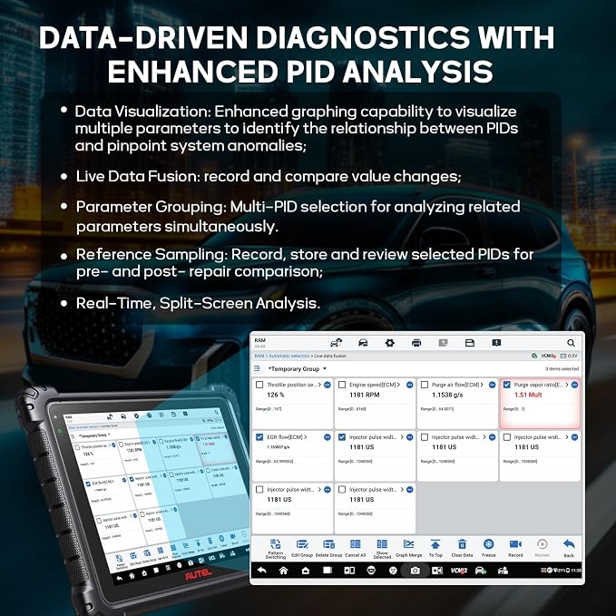 Autel MaxiSYS Ultra S2 OBD2 Scanner, New Diagnostic with AI, Upgraded MS Ultra, 6-in-1 VCMI2, Topology 3.0, EV Tests, WiFi 6, 48+ Services, Motor Truspeed Repair, Multi-Point DVI, ECU Programming