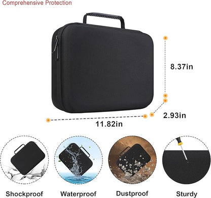 Elonbo Carrying Case for Halo Bolt Ultimate 2.0/3.0 Portable Car Battery Jump Starter/Halo Bolt 55500 mwh/Air 58830/ Air + 55500/58830/ 44400/57720 Emergency Power Kit Holder, Black