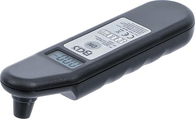 BGS 2101 Digital Tyre Pressure Gauge Bar, Black, 0,35-7,00
