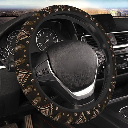 Southwest Pattern American West Steering Wheel Cover Anti-Slip,Sweat Absorption Universal 15 inch Steering Wheel Covers Cute car Accessories for Men Women