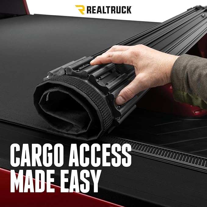RealTruck TruXedo Sentry CT Hard Rolling Truck Bed Tonneau Cover | 1572216 | Fits 2014 - 2018, 2019 Limited/Legacy Chevy/GMC Silverado/Sierra 1500, 2015-19 2500/3500HD 8' 2" Bed (97.8")