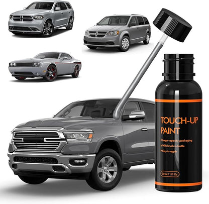 PSC/JSC Billet Silver Touch Up Paint for Dodge, DIY Car Paint Scratch Repair Kit, Quick & Easy Fix Automotive Scratch Repair for Challenger/Durango/Grand Caravan/Charger/RAM Promaster Trucks