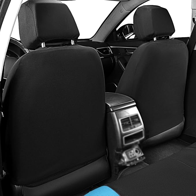Flying Banner Butterfly car seat Covers ful Set Fashion Universal Lady Woman Female Rear Bench Split Colorized (Full Set, Mint Blue)