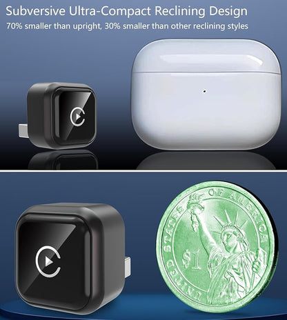 Wireless Carplay Adapter for Apple iPhone & Android Auto Wireless Adapter 2 in 1, 2026's Newly Upgraded,Subversive Ultra-Compact Design, Faster and More Stable Connection,for iOS 10+ & Android 11+
