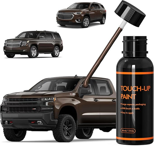 G2X/9V4/WA439C Havana Brown Touch Up Paint for Chevy, DIY Car Paint Scratch Repair Kit, Automotive Paints, Quick & Easy Fix Scratch Repair Compatible with Chevrolet/Silverado/Tahoe/Traverse