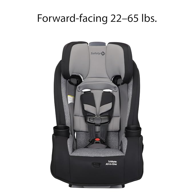 Safety 1st Convertible Car Seat, Convert from Rear to Forward Facing and Belt-Positioning Booster, High Street, From Birth to Age 10, TriMate