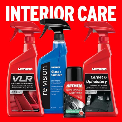 Mothers VLR Vinyl-Leather-Rubber Care, 24 oz. — Cleans, Conditions & Protects In One Step – pH Balanced Formula with Neatsfoot Oil & Lanolin To Protect Against Drying, Fading & Cracking (06524)