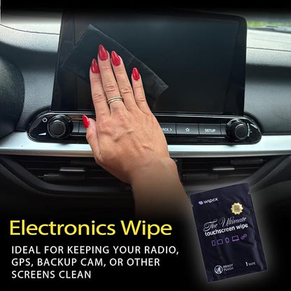 Car Dashboard Cleaning Kit | Interior Car Detailing Kit Includes Dashboard Cleaning Wipes, Dashboard Protectant Wipes, Electronic Screen Wipes, Glass Wipes, & Black Ice Air Freshener