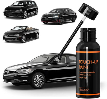 L041 Black Touch Up Paint for Volkswagen, DIY Car Paint Scratch Repair Kit, Automotive Paints, Quick & Easy Fix Scratch Repair for Beetle/Jetta/GLI/GTI/Golf/Passat/Rabbit/Touareg/Eos/Polo