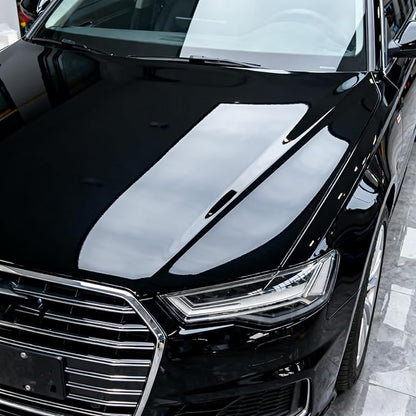 7.5Mil Gloss Black Automotive Wrap, 12in×5ft TPU Self-Healing Paint Protection Film, Anti-Yellowing Scratch Resistant Car Body Shield for Sedan, SUV, Truck