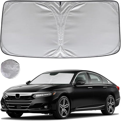 KAYZT Windshield Sun Shade for Honda Accord Sedan 2018-2025 2026 Foldable Sunshade Front Window Custom Fit Accessories