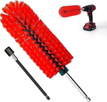 Wheel Brush, Soft Drill Wheel Cleaner Brush, Highly Dense and Durable Rim Cleaner Brush for Wheels, Rims, Engines, Exhaust,Motorcycles