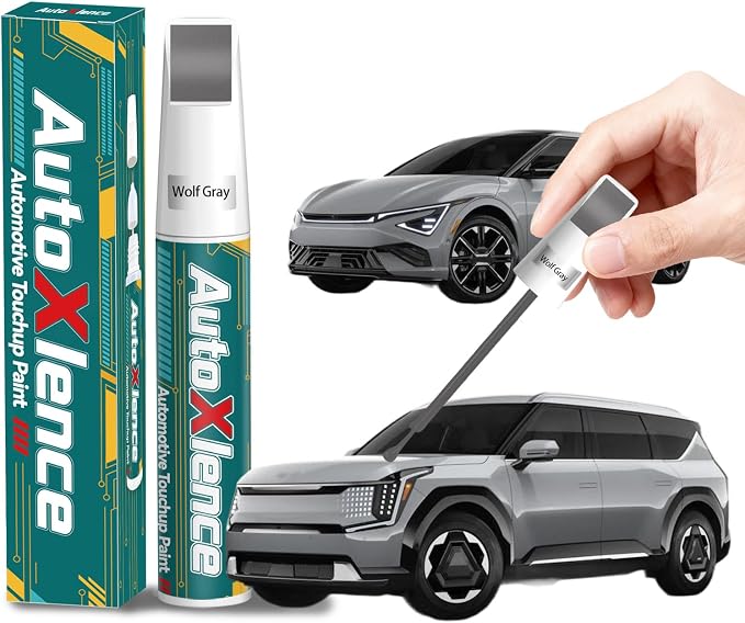 Wolf Gray(C7S/US6) Touch Up Paint Compatible with Kia Car Paint Pen Scratch Repair Automotive Scratch Remover Fix Exact Color Match