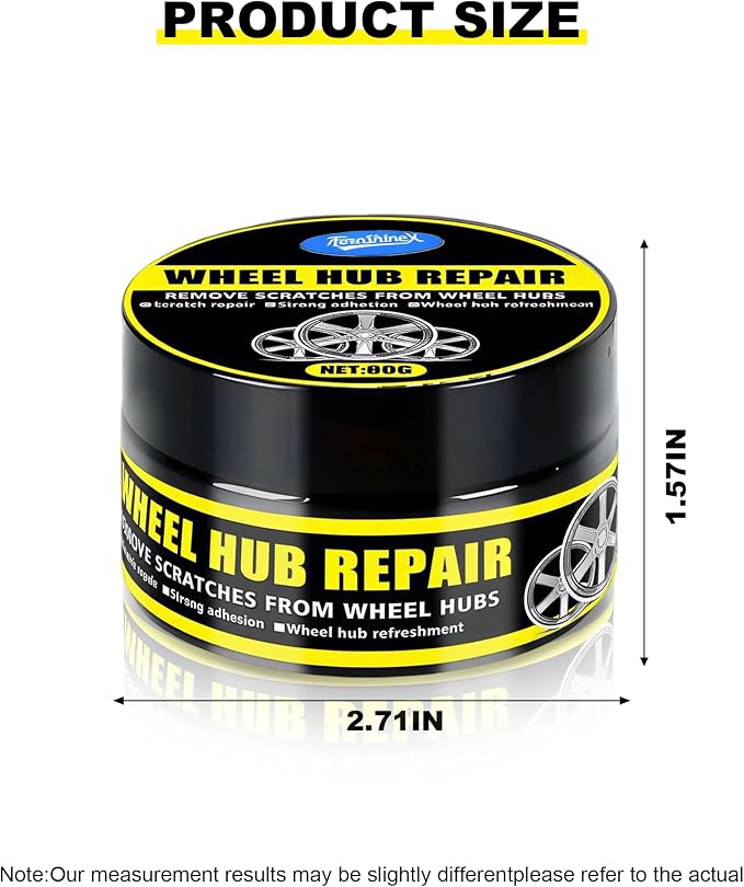 Car Tire Shine with Sponge,Tire Coating Paste,Tire Polishing Paste,Long-Lasting Tire Dressing with Wet Gloss Look Finish,Car Tire Shine for Trucks Sedans RVs SUV(1Pcs)