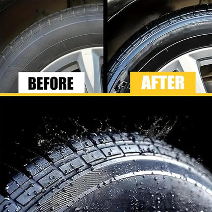 Tire Cleaner and Shine – Wheel Guard Max Coat, High Gloss Tire Dressing | 100g Long-Lasting Black Coating for Automotive Waxing, Polishing, Trim Maintenance, Cleaning, Refurbishing, Car Detailing