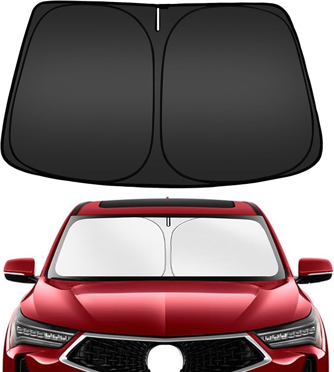 ARISMOTOR Windshield Sun Shade for Acura RDX 2019-2025 2026, Custom Fit Foldable Front Window Sunshade Sun Visor Protector, Block UV Rays Keep Your Car Cooler