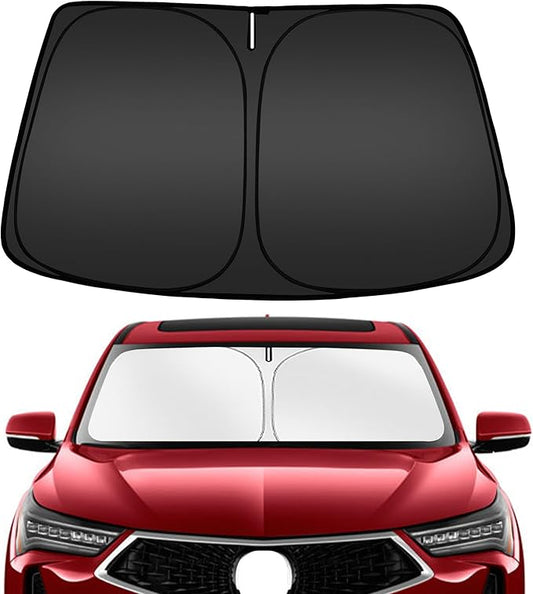 ARISMOTOR Windshield Sun Shade for Acura RDX 2019-2025 2026, Custom Fit Foldable Front Window Sunshade Sun Visor Protector, Block UV Rays Keep Your Car Cooler