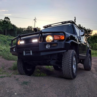 Nilight 2PCS 6.5 Inch 36W Flood LED Light Bar Led Work Light Off Road Driving Light With Off Road Wiring Harness