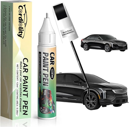 Black Raven(GBA/WA8555) Touch Up Paint Pen for Cadillac,Car Paint Scratch Repair Pen Quick and Easy Fix Auto Paint Scratch