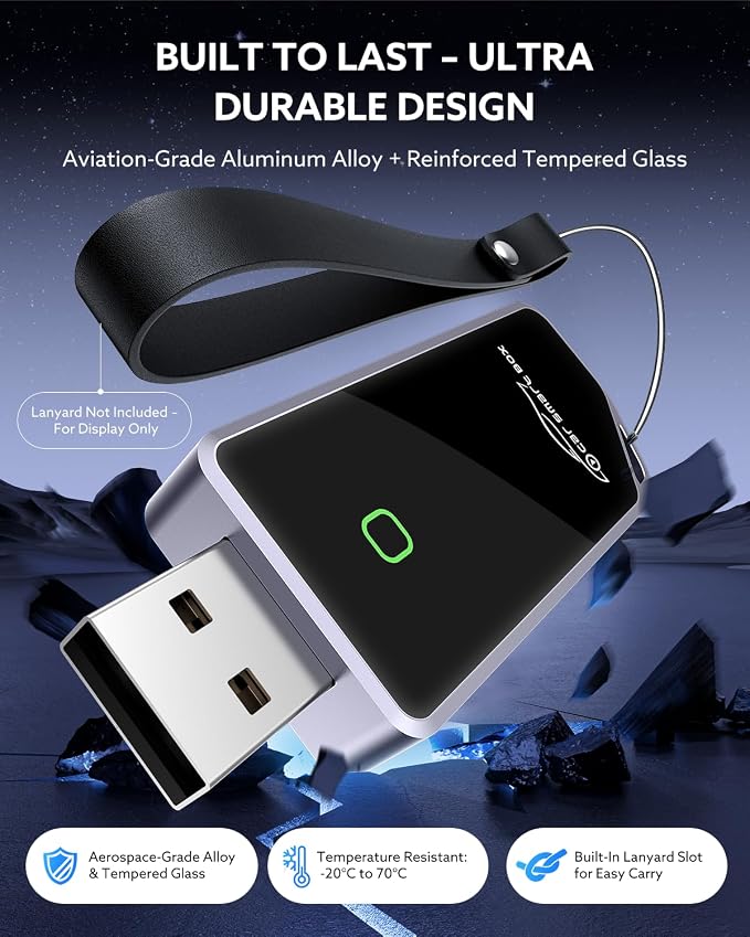 2026 Wireless CarPlay Adapter & Android Auto 2-in-1 Dongle, Powered by A7 Ultra Chip, Bluetooth 5.3, Fast and Stable Wireless Converter for Wired CarPlay, Compatible with iOS 10+ and Android 11+