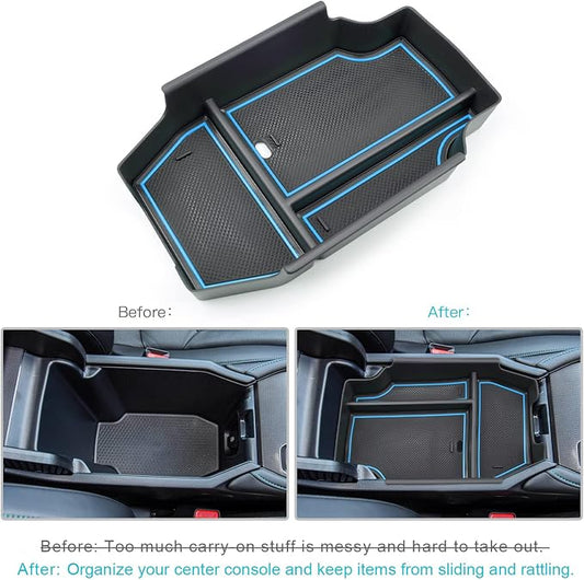 CDEFG 2023-2026 Accord Center Console Accessory Organizer for 2023 2024 2025 2026 Accord 11th Gen (Sport EX-L Sport-L Touring LX EX) Console Armrest Storage Box Accord Hybrid Accessories (Blue)