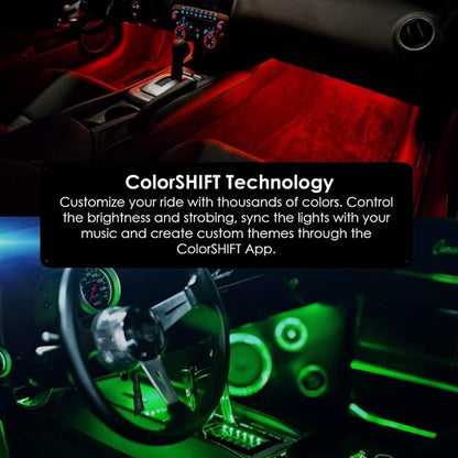 ORACLE Lighting 3805-333 Universal ColorSHIFT Ambient LED Lighting Footwell Kit - Waterproof - Easy Installation - Ultra Flexible - Indoor or Outdoor Application