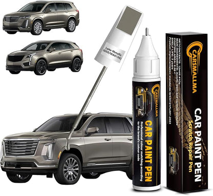 Latte Metallic(G5D/WA615G) Car Touch Up Paint for Cadillac, Color Accurate Car Paint Scratch Repair Pen Kit Quick & Easy Fix Vehicle Chips and Automotive Nicks Scuff