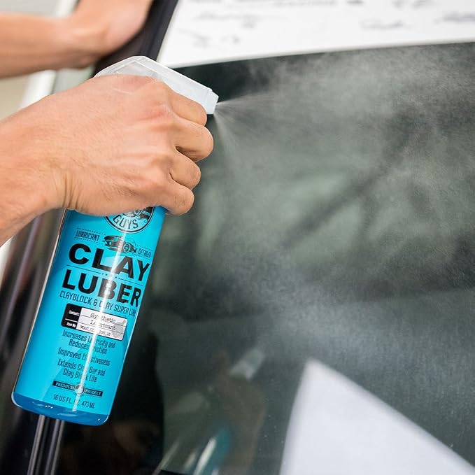 Chemical Guys CLAY_BLOCK_KIT Clay Block V2 and Clay Luber, Clayblock and Clay Super Lube, 16 fl oz