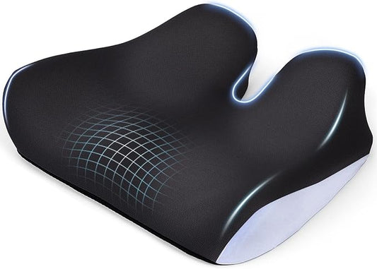 Extra Large Seat Cushion for Tailbone Pain Relief, Ergonomic Office Chair Cushion, Memory Foam Coccyx Cushion, Relief Sciatica and Back Support, Orthopedic Pillow